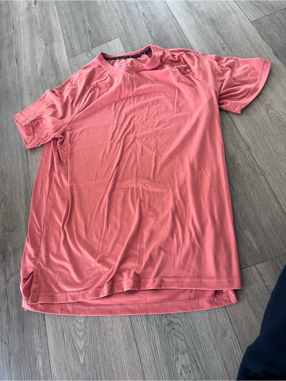 Xersion Men's Short Sleeve Performance Tee - Coral Pink